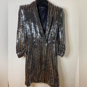 Zara sequins blazer dress XS